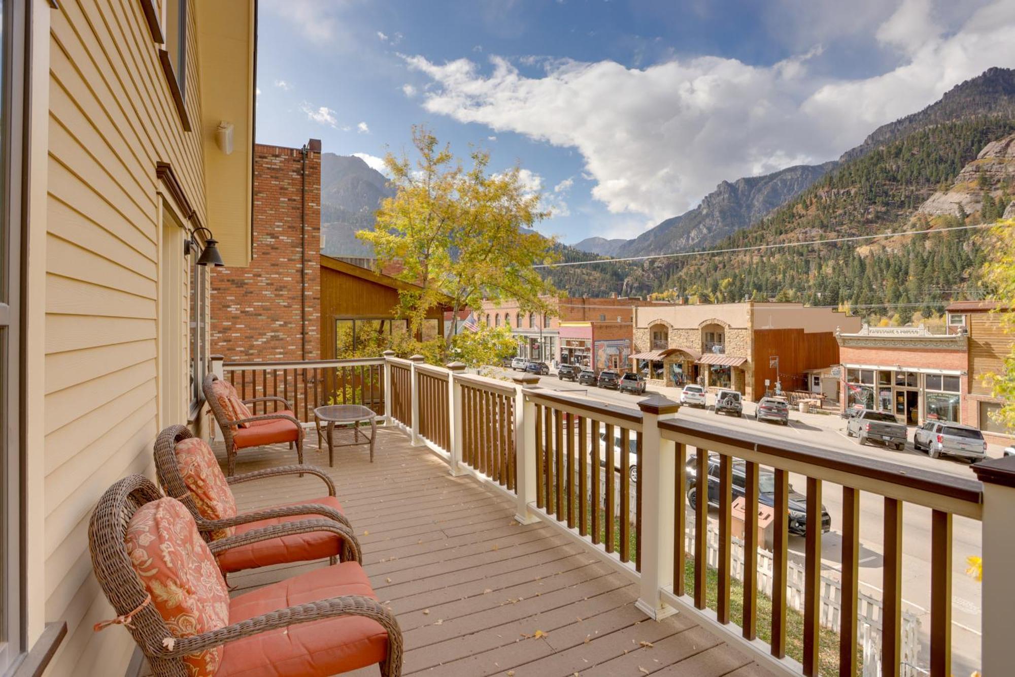 On Main Street Ouray Getaway With Mountain Views! Villa Luaran gambar